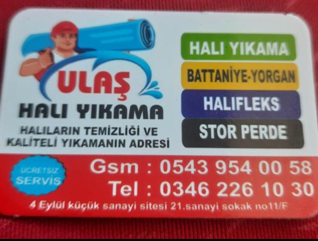 Sivas Ulaş Halı Yıkama 0543 954 00 58